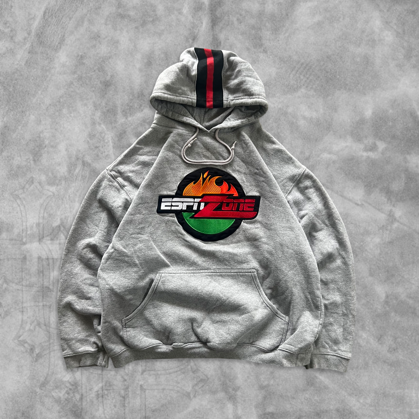 Grey Espn Zone Hoodie 1990s (M)