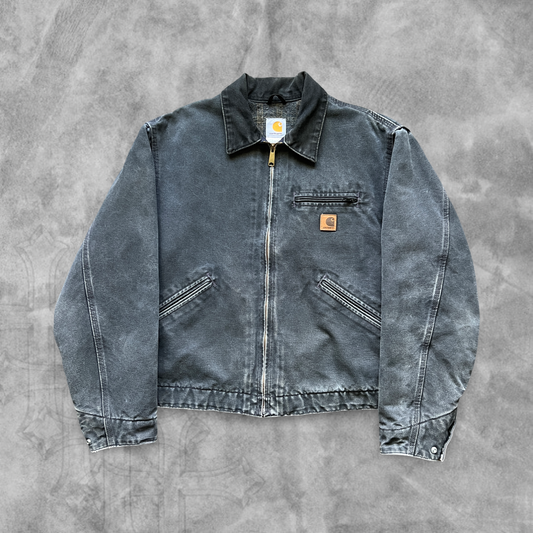 Petrol Grey Carhartt Detroit Jacket 2000s (L)