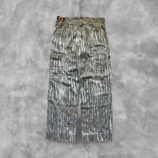 Woodland Camo Cargo Pants 1990s (33x30)