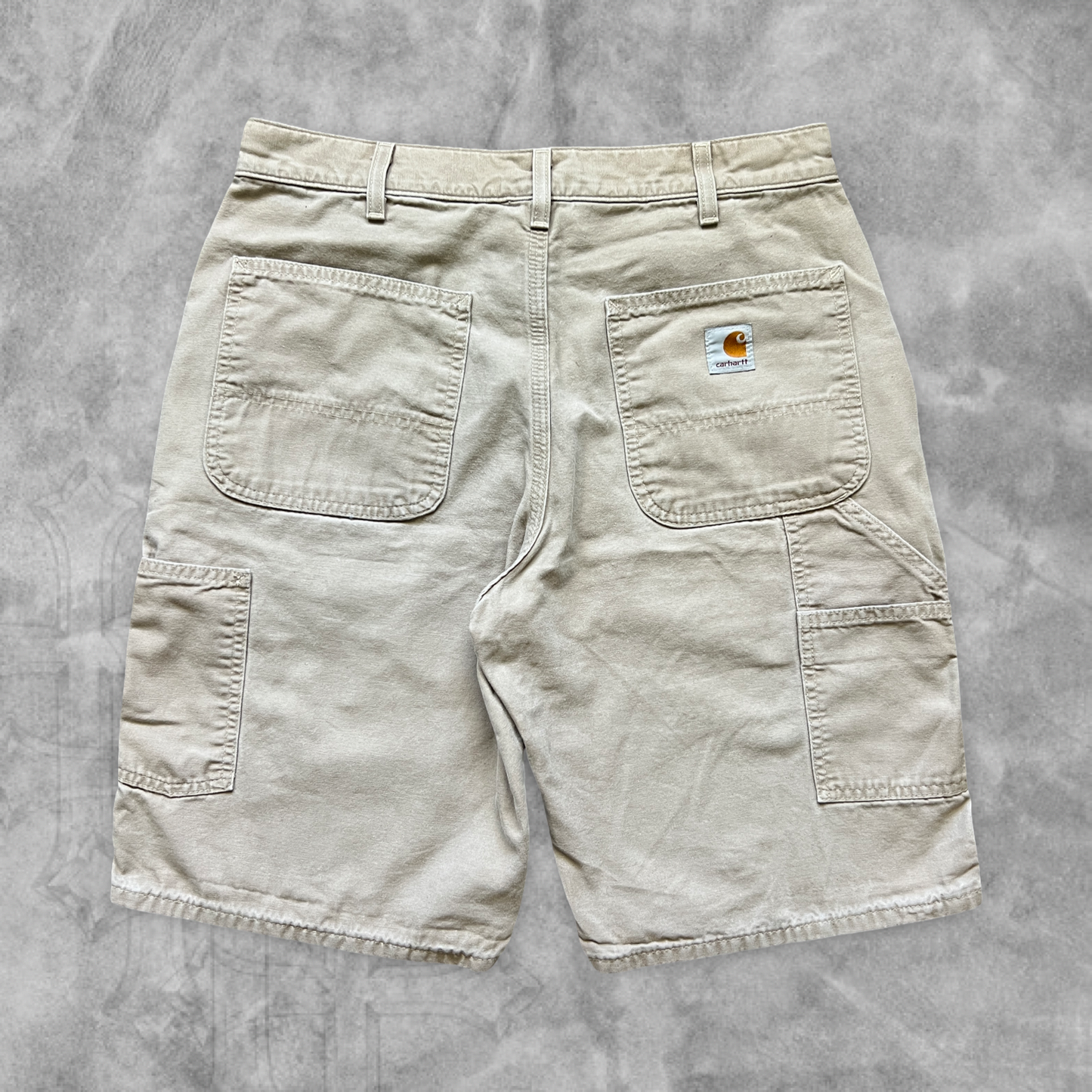 Tan Carhartt Work Shorts 2000s (32)