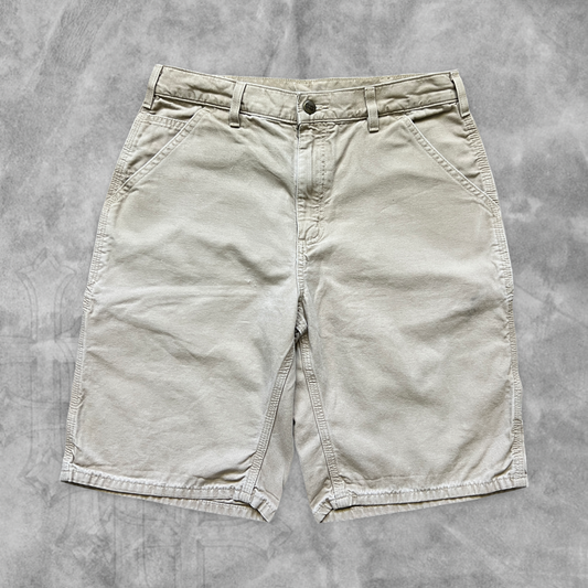 Tan Carhartt Work Shorts 2000s (32)