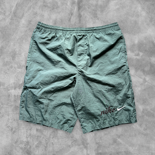 Forrest Green Nike Essential Shorts 1990s (XL)