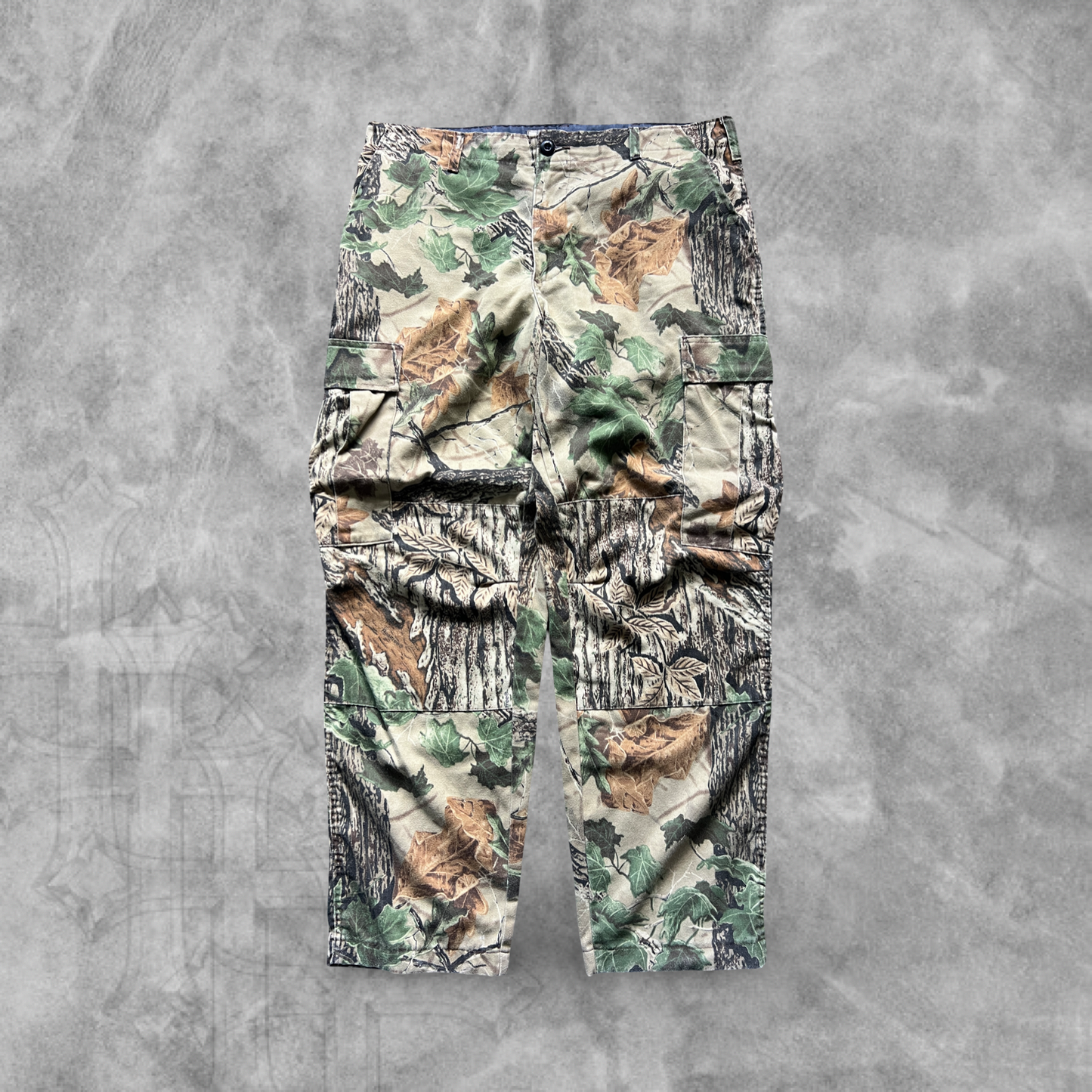 Realtree Camo Double Knee Cargo Pants 1990s (36x32)