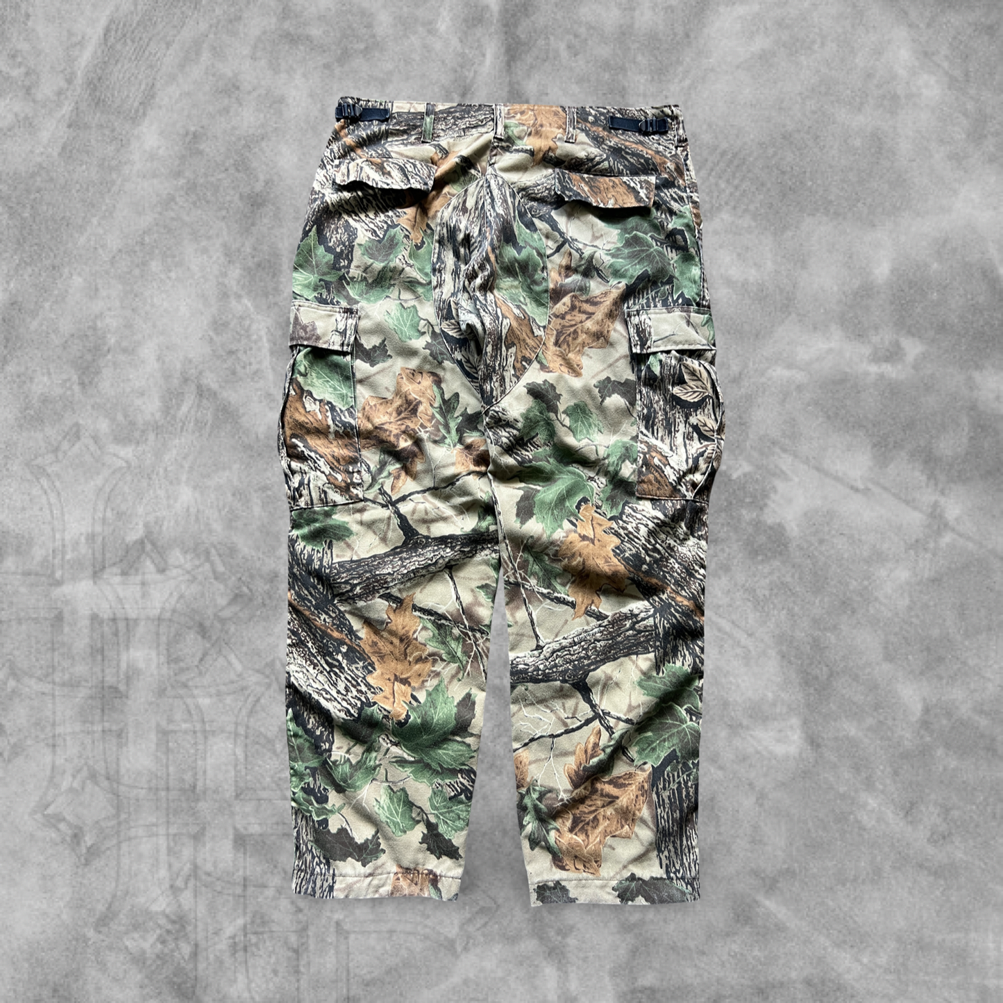 Realtree Camo Double Knee Cargo Pants 1990s (36x32)