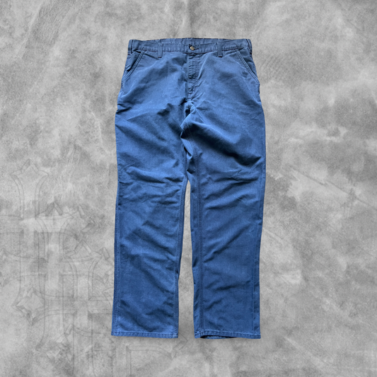 Navy Blue Carhartt Carpenter Pants 2000s (38x34)