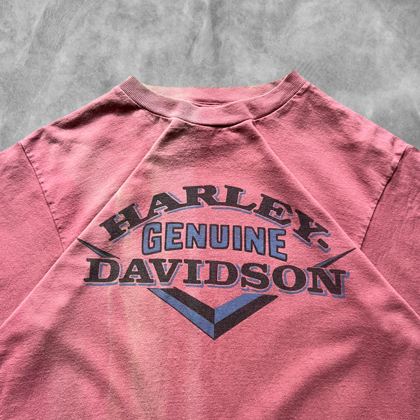 Faded Samon Harley Davidson Shirt 1990s (M)