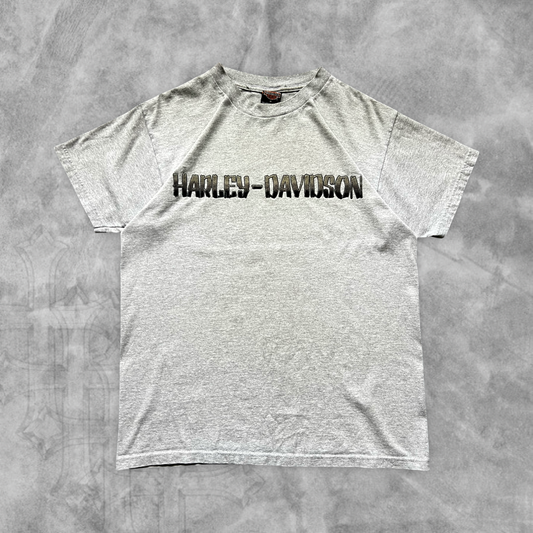 Stone Gray Harley Davidson Shirt 1990s (M)