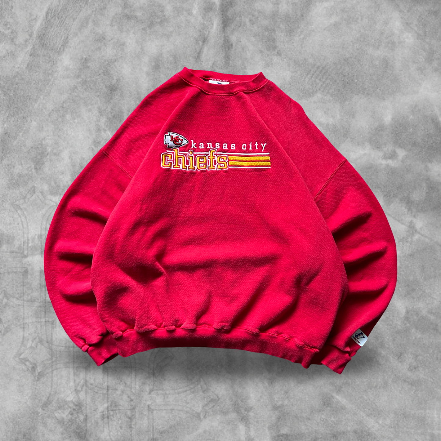 Red Kansas City Chiefs Sweatshirt 1990s (L)