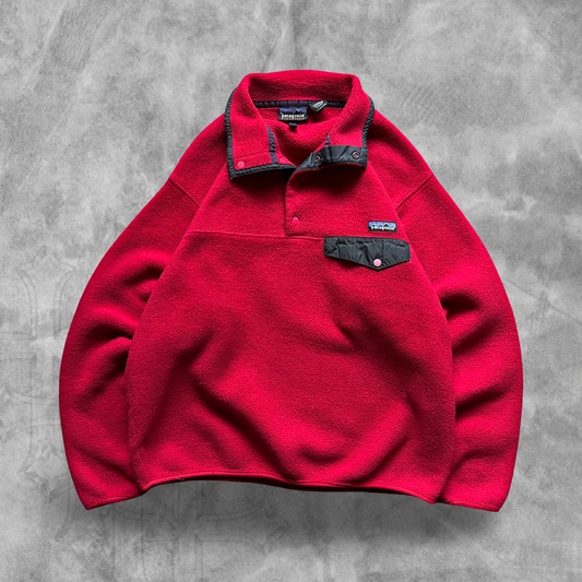 Blood Red Patagonia Synchilla Fleece 1990s (M)