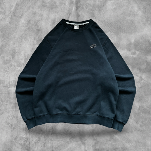 Black Nike Essentials Sweatshirt 2000s (L)