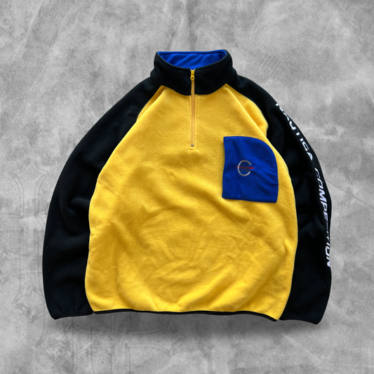 Yellow Nautica Competition Tech Fleece 1990’s (XL)