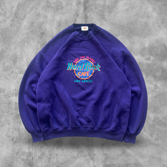 Purple Hard Rock Cafe Save The Planet Sweatshirt 1990’s (L)