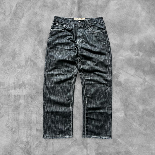 Dimond Black Denim South Pole Premium Jeans 2000s (36x32)