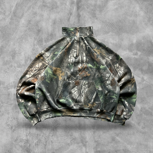Camo Realtree Quarter Zip 1990s (XL)