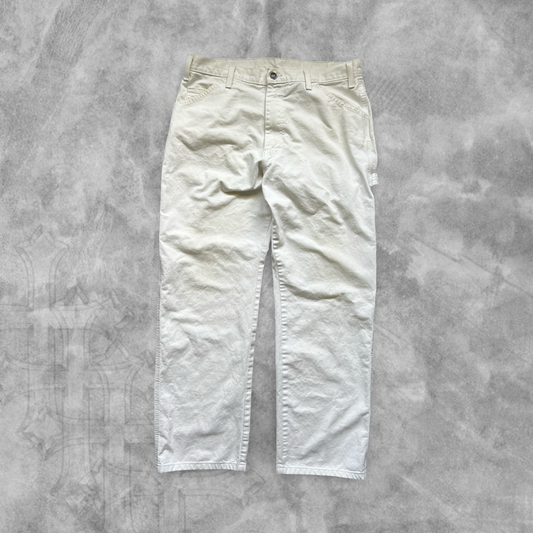 White Dickies Carpenter Pants 2000s (34x30)