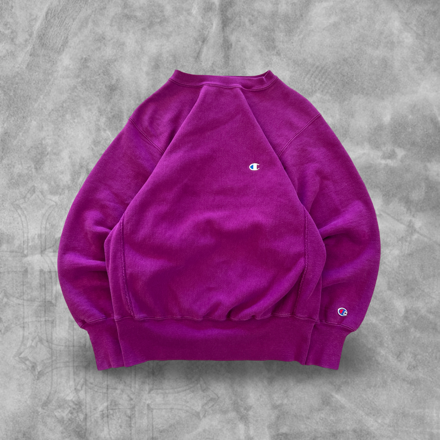 Plum Champion Reverse Weave Sweatshirt 1990s (S)
