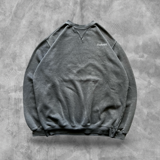 Stone Gray Carhartt Sweatshirt 1990s (XL)