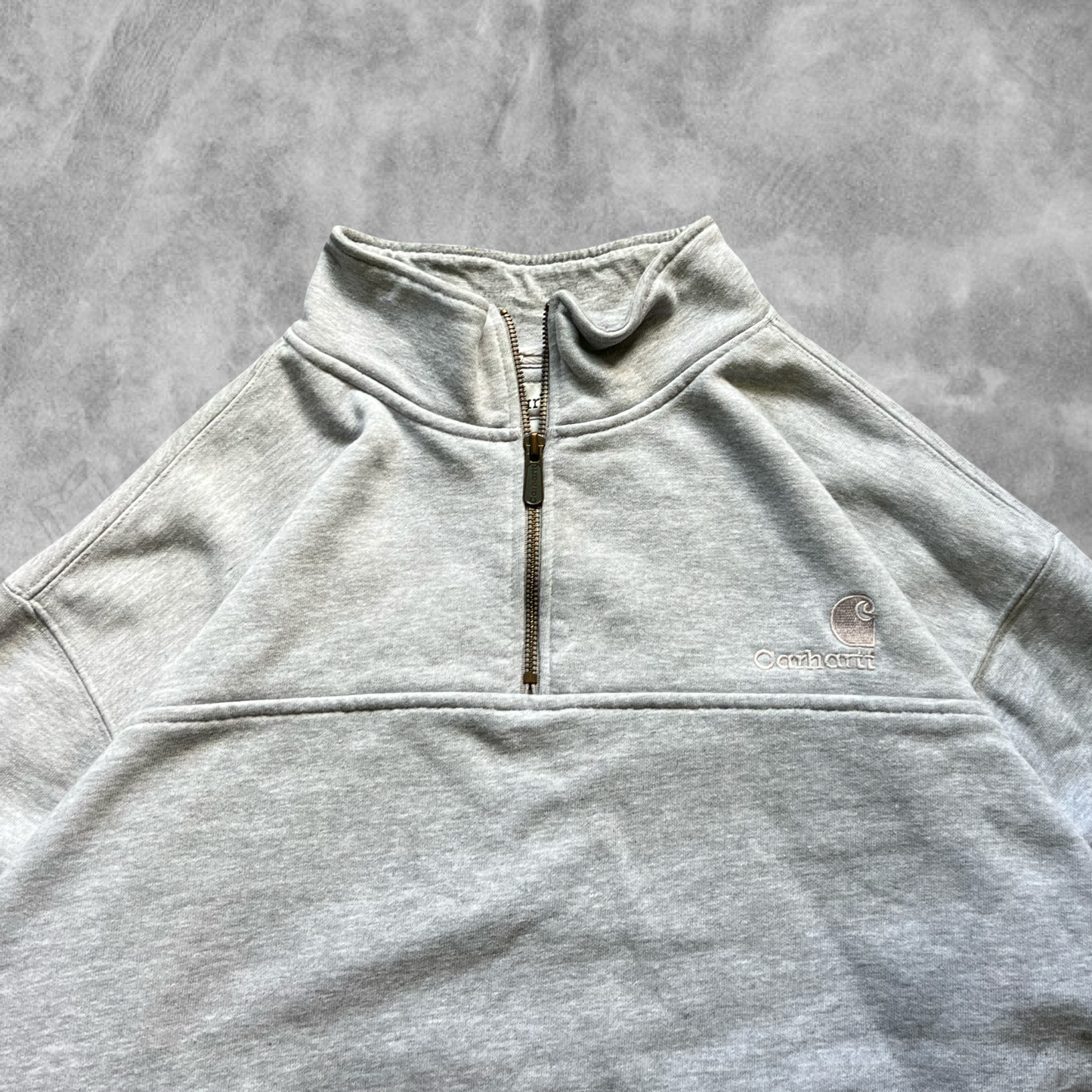 Heather Gray Tonal Carhartt Pullover 1990s (XL)