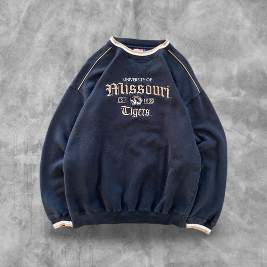 Black Missouri Tigers Sweatshirt 1990s (XL)