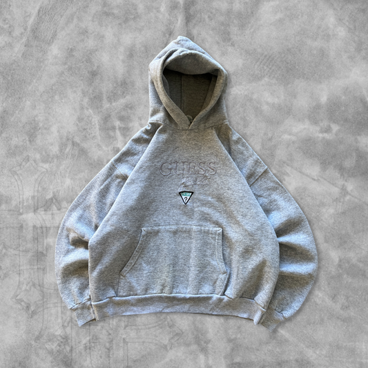 Gray Guess Hoodie 1990s (M)