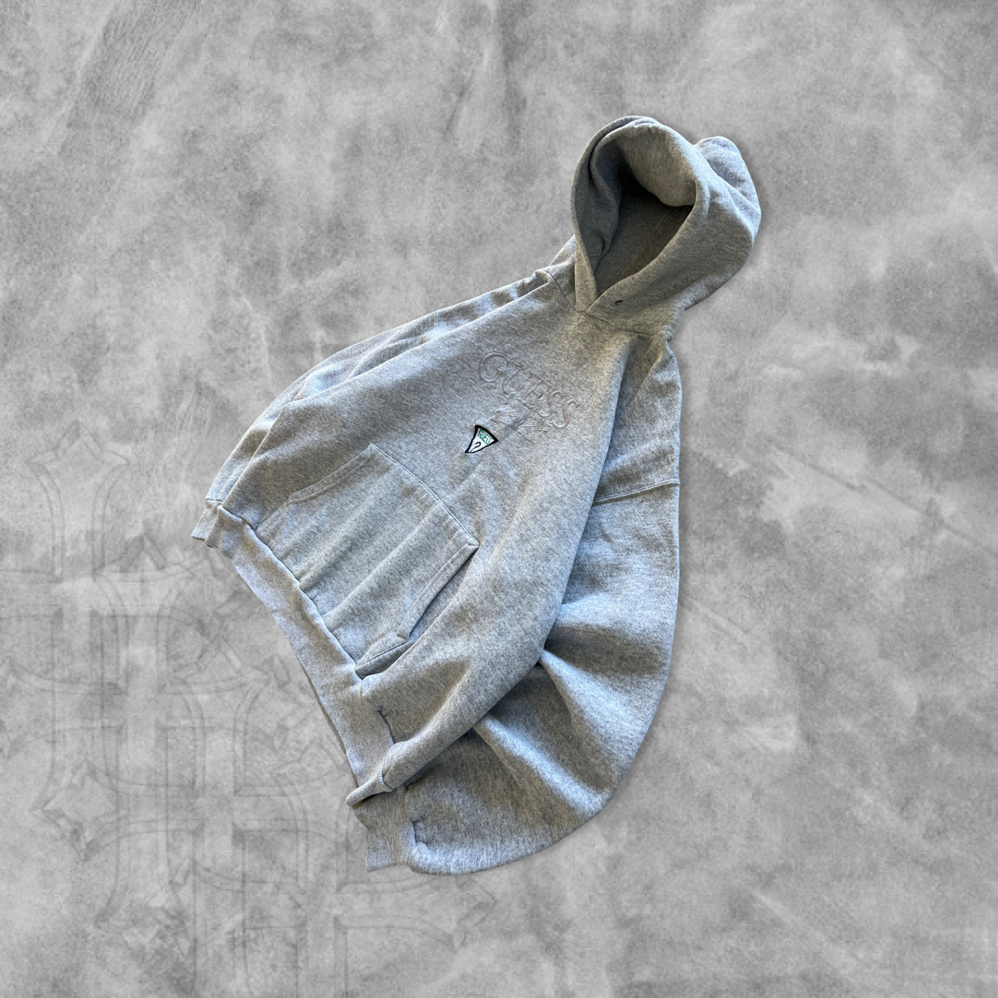 Gray Guess Hoodie 1990s (M)