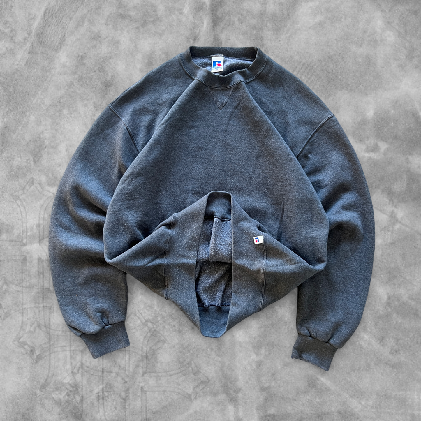 Charcoal Gray Russell Sweatshirt 1990s (XL)
