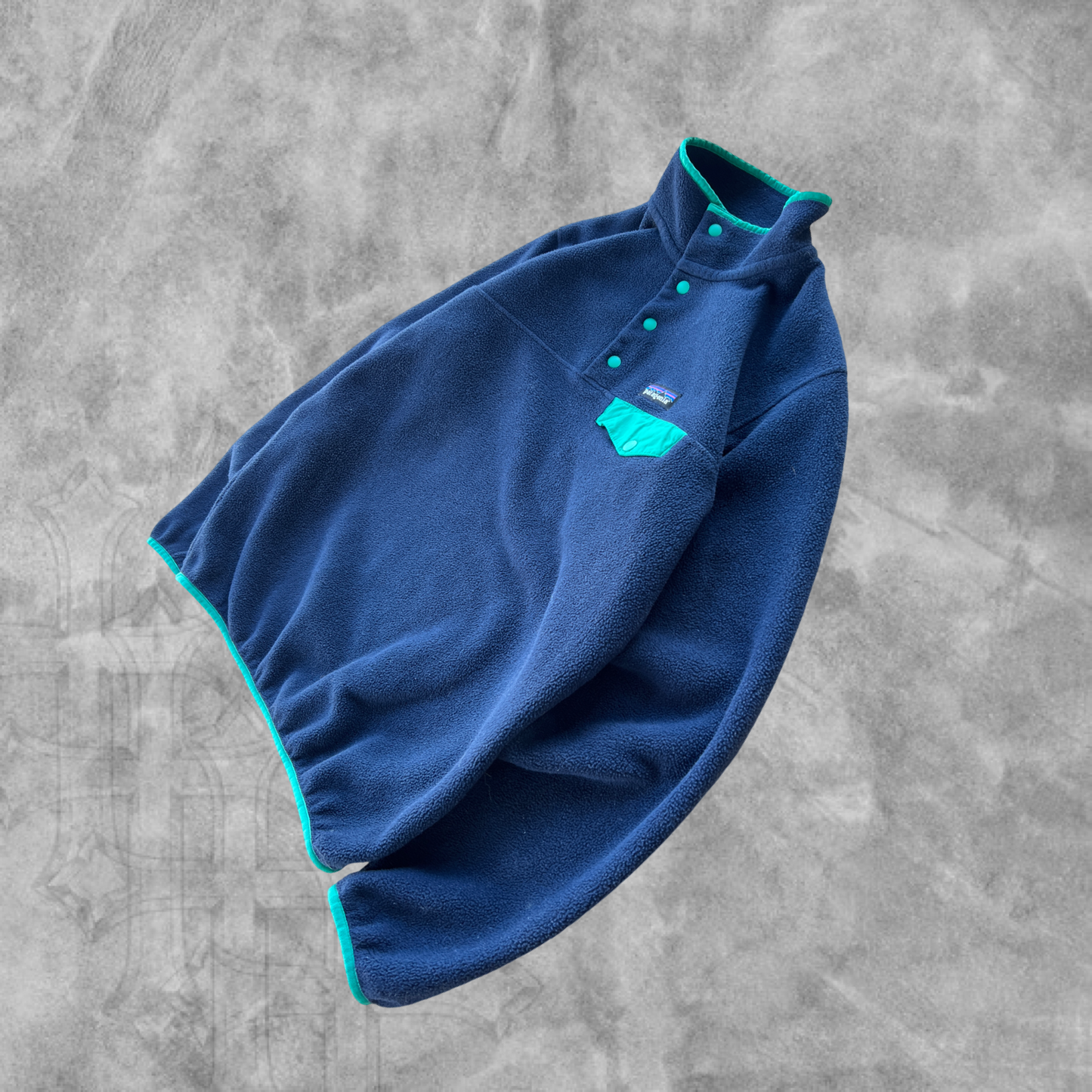 Navy Blue Fleece Patagonia Synchilla 2000s (M)