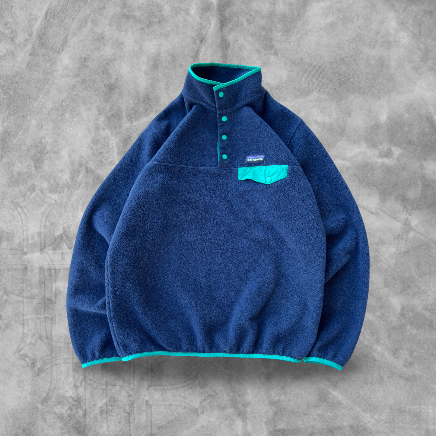 Navy Blue Fleece Patagonia Synchilla 2000s (M)