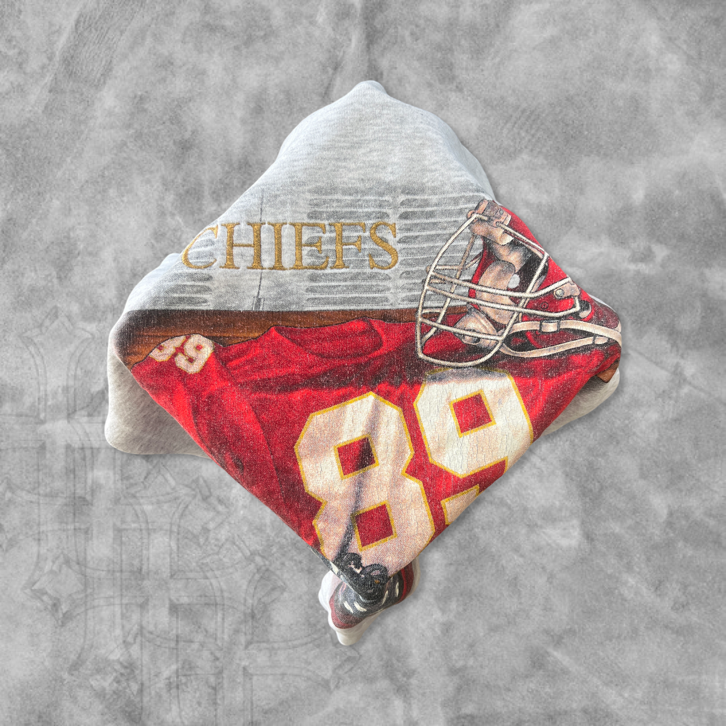 Light Gray Kansas City Chiefs Lockeroom Sweatshirt 1990s (L)