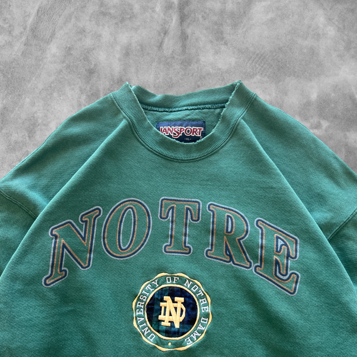 Forrest Green Notre Dame Sweatshirt 1990s (XL)