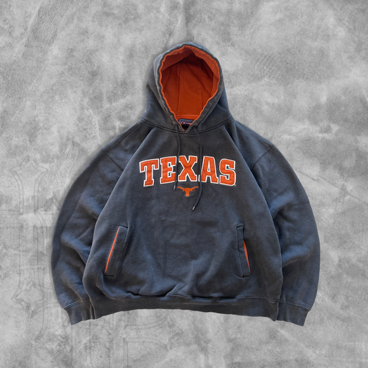 Stone Gray Texas Longhorns Hoodie 1990s (XL)