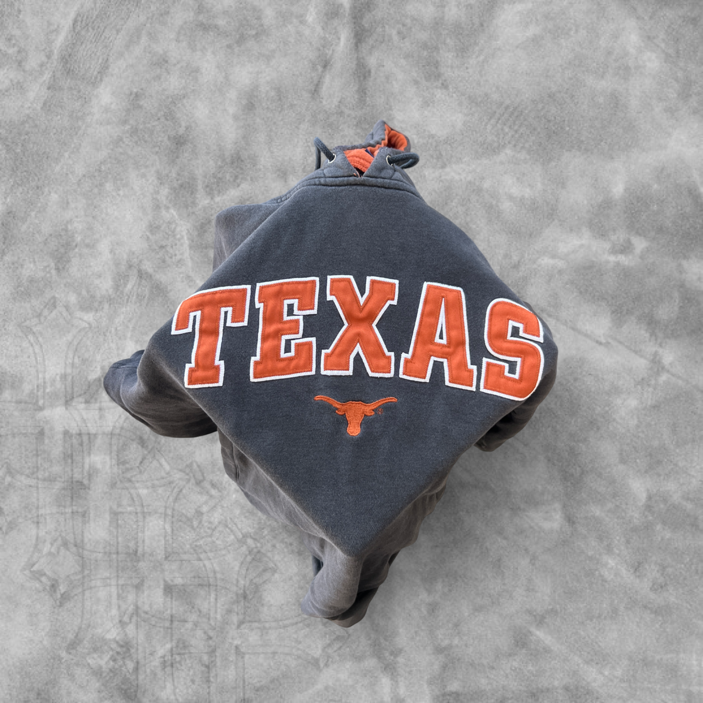 Stone Gray Texas Longhorns Hoodie 1990s (XL)