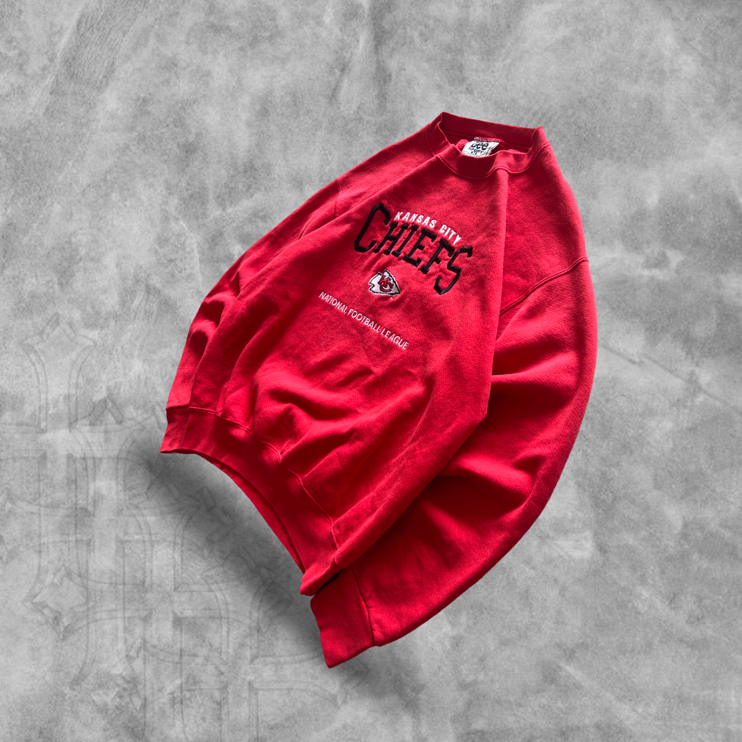 Red Kansas City Chiefs Sweatshirt 1990s (M)