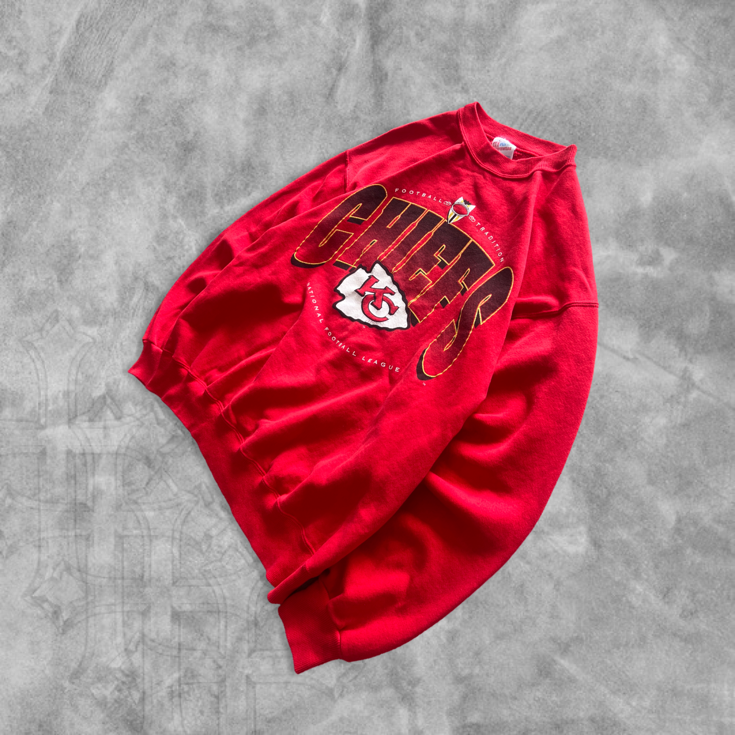Red Kansas City Chiefs Sweatshirt 1990s (L)