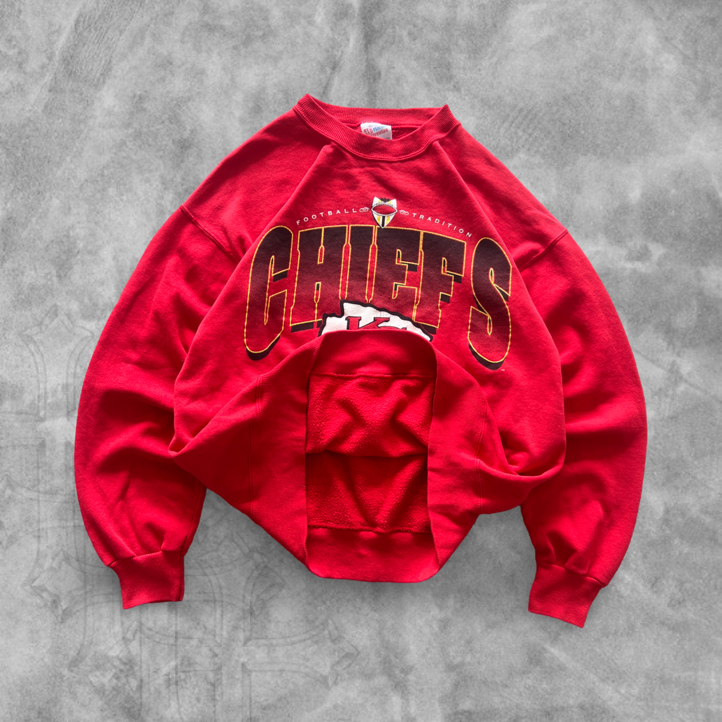 Red Kansas City Chiefs Sweatshirt 1990s (L)