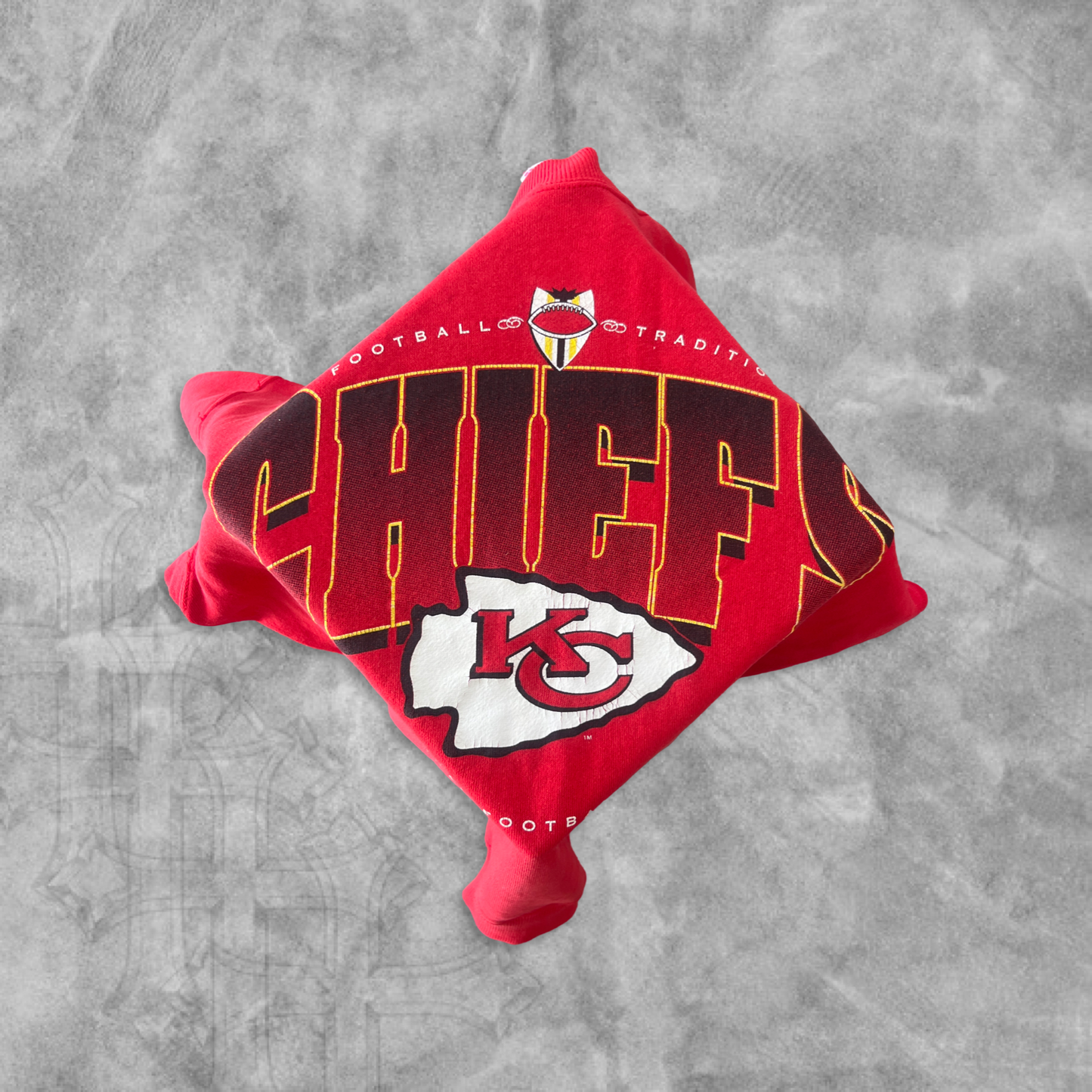 Red Kansas City Chiefs Sweatshirt 1990s (L)