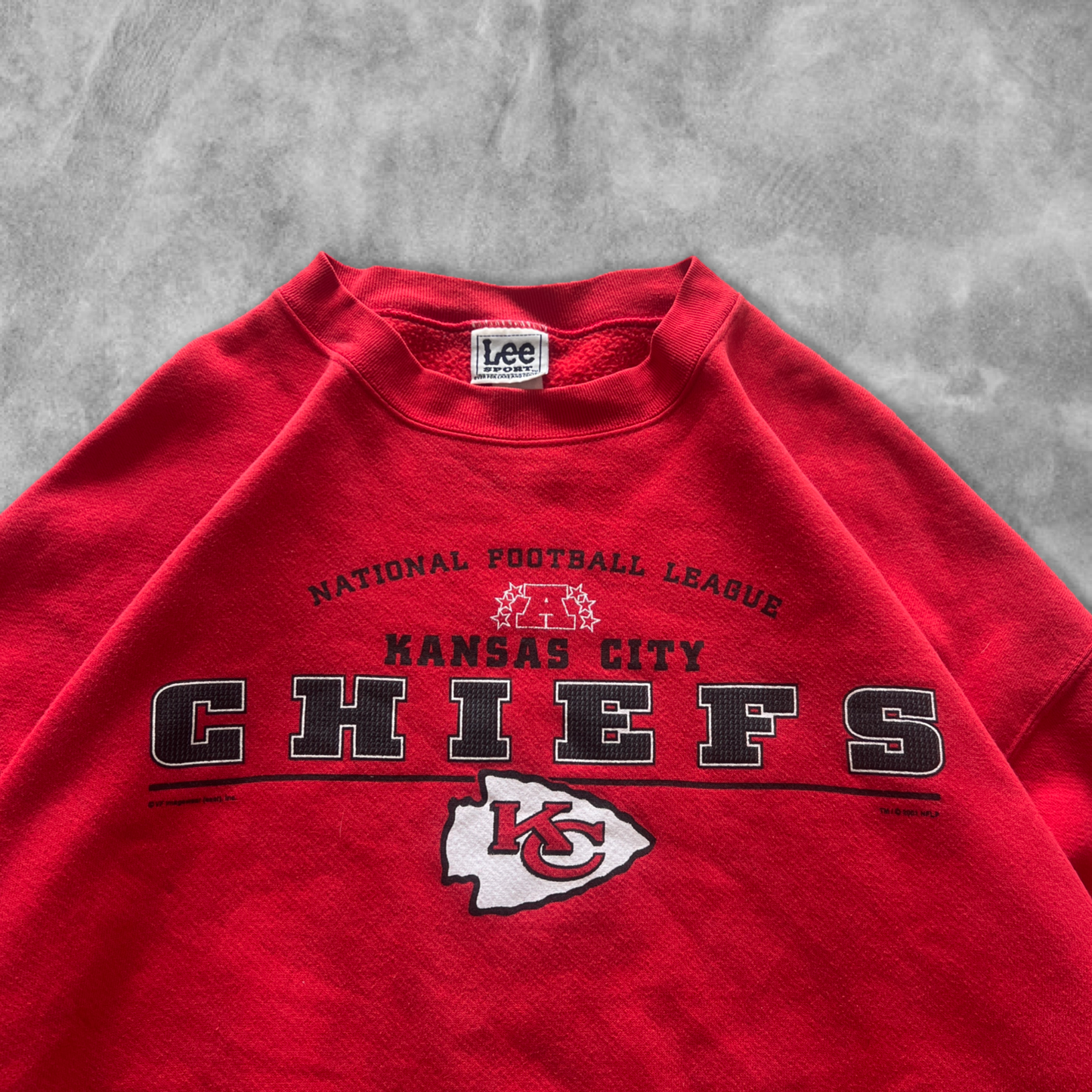 Red Kansas City Chiefs Sweatshirt 1990s (XL)