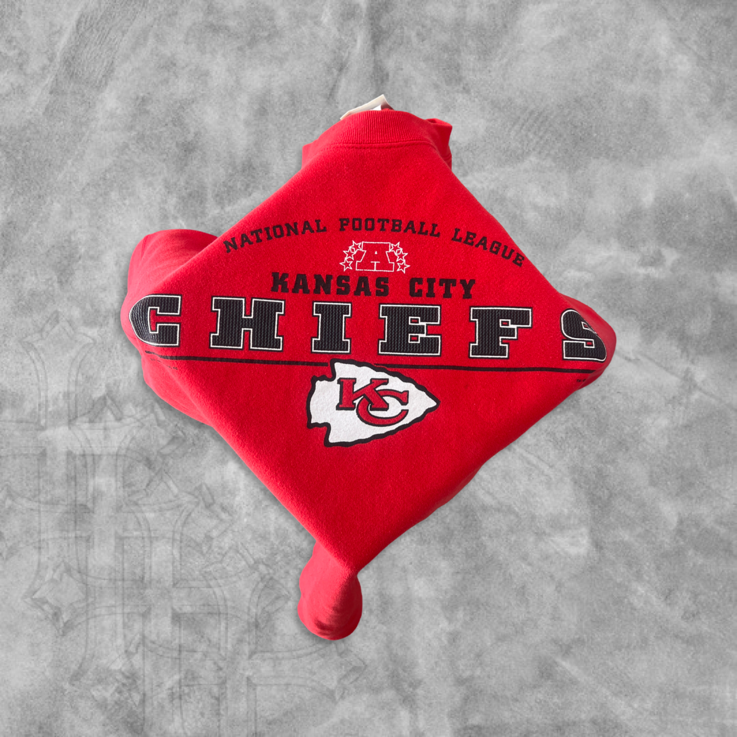 Red Kansas City Chiefs Sweatshirt 1990s (XL)