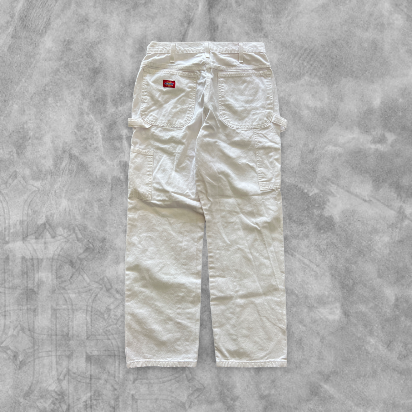 White Dickies Carpenter Pants 2000s (30x29)
