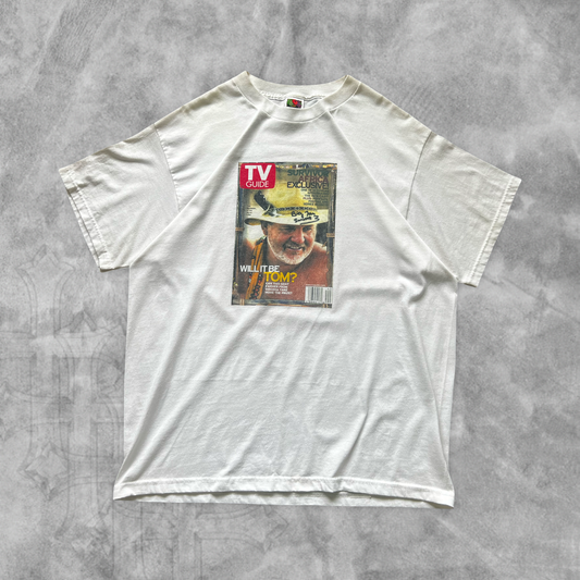 White Survivor Shirt 1990s (XL)