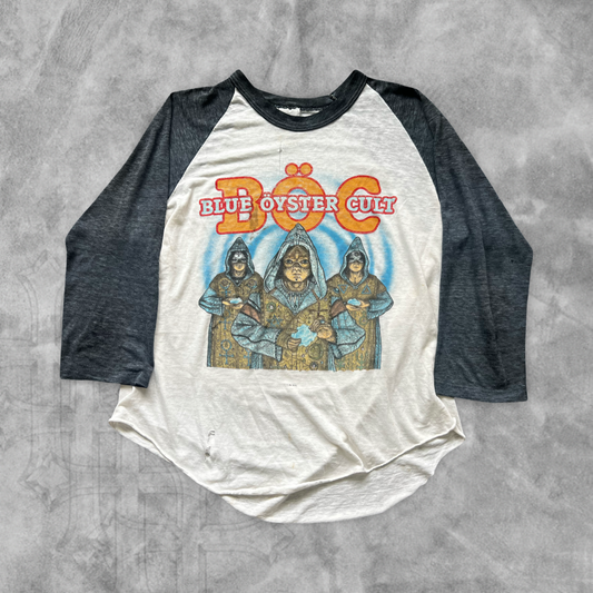 White Blue Oyster Cult Shirt 1982 (S)