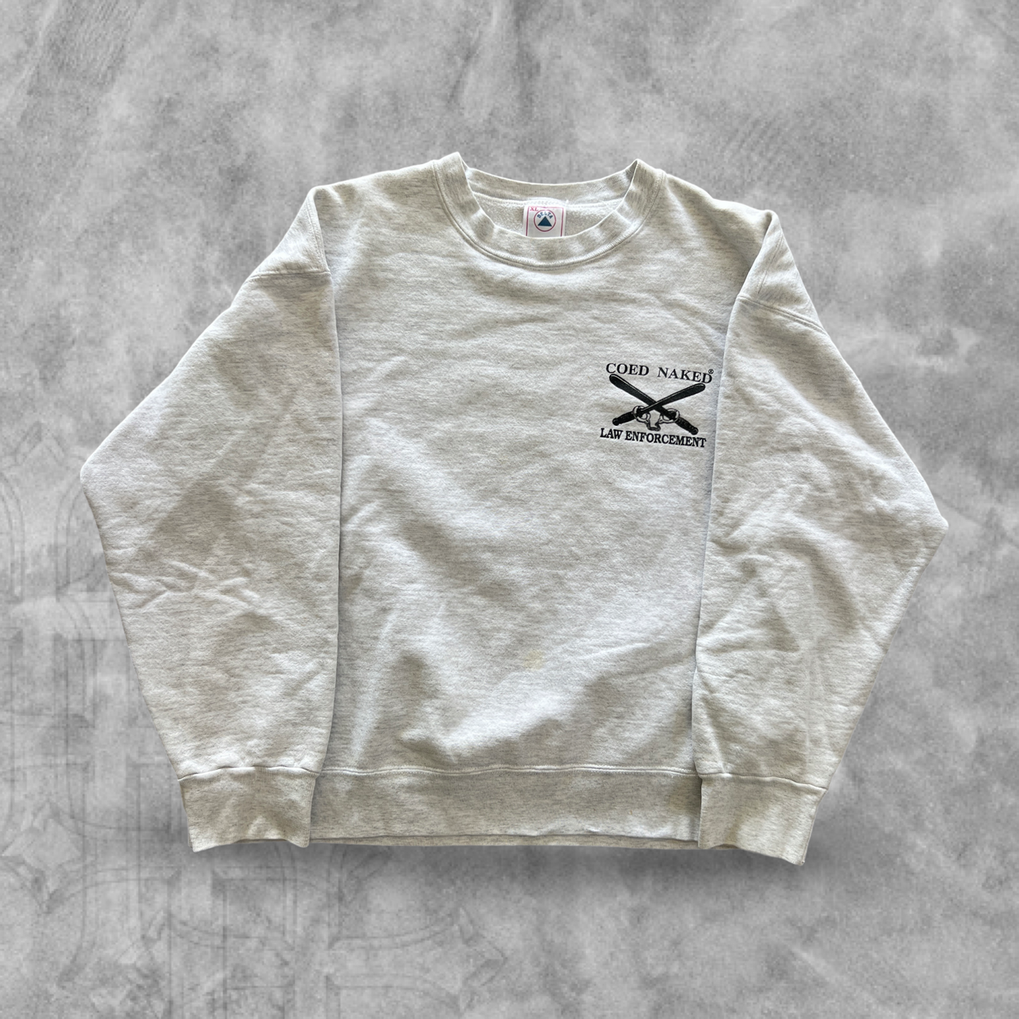 Light Gray “Against The Wall” Sweatshirt 1990s (L)