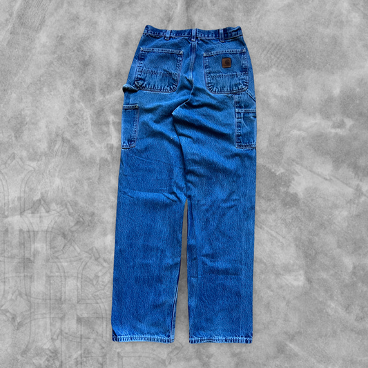 Faded Denim Carhartt Carpenter Pants 2000s (32x35)