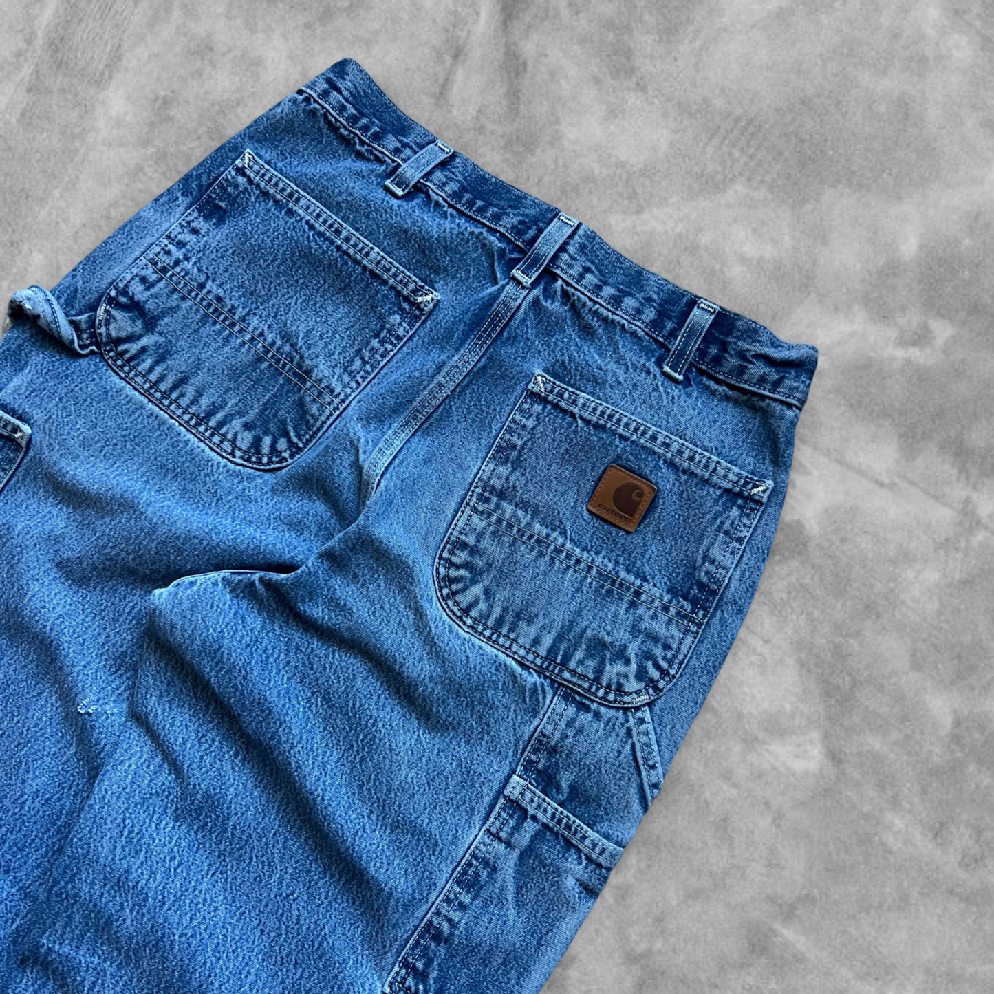Faded Denim Carhartt Carpenter Pants 2000s (32x35)