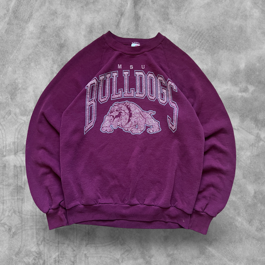 Faded Plum Mississippi State University Sweatshirt 1990s (S)