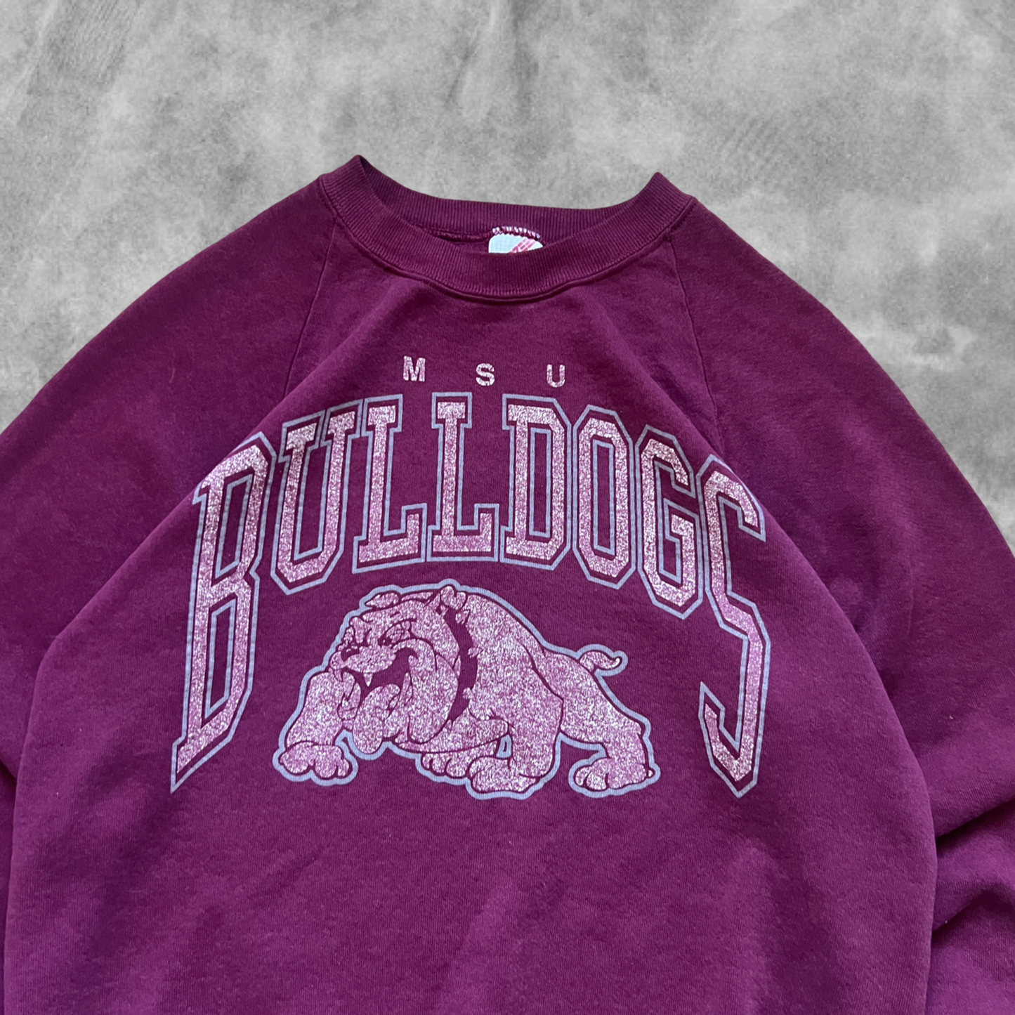 Faded Plum Mississippi State University Sweatshirt 1990s (S)