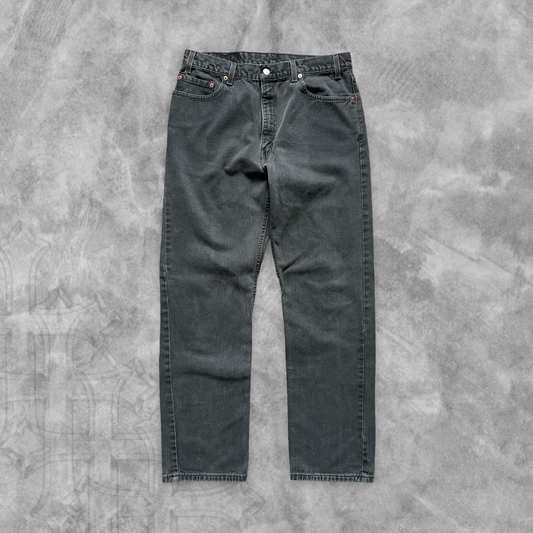 Faded Black Levi’s 505s 2002 (34x32)
