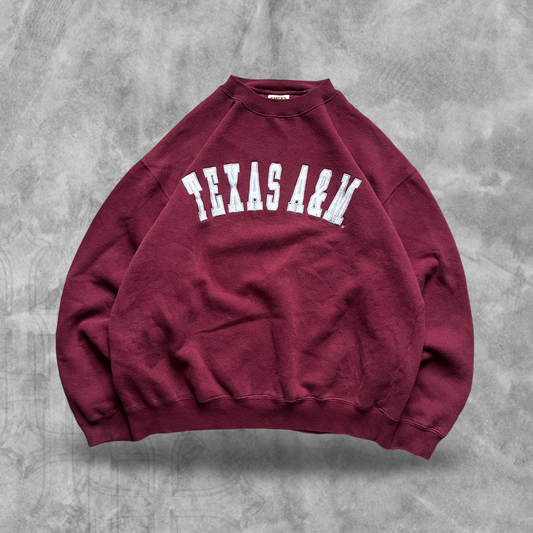 Maroon Texas A&M Sweatshirt 1990s (M)