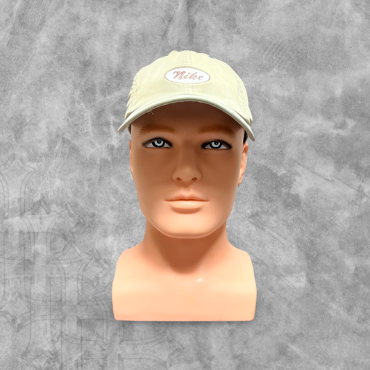 Tan Nike Center Swoosh Adjustable Hat 1990s