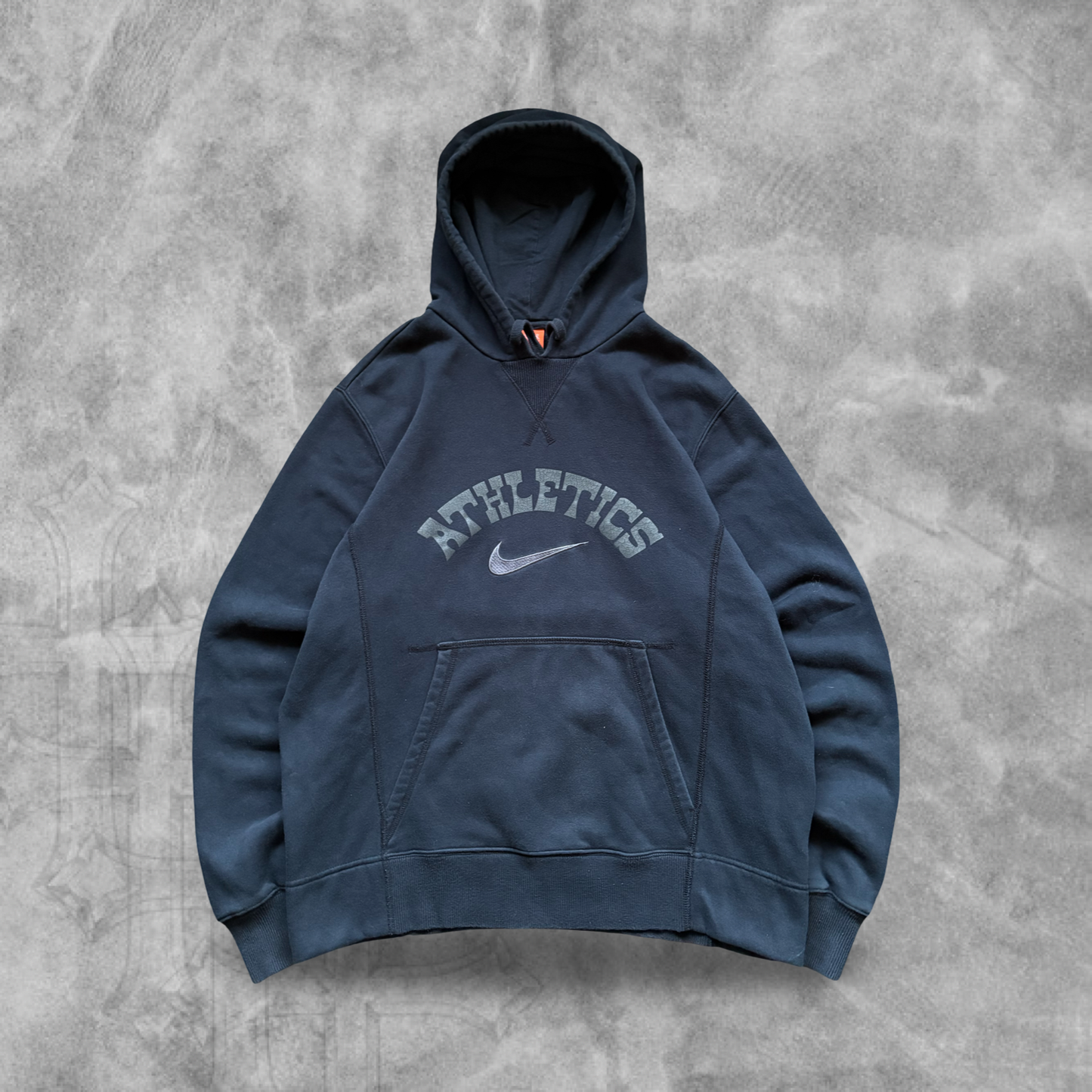 Black Nike Athletics Hoodie 2000s (L)